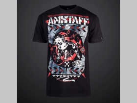 Amstaff, čierne pánske tričko AMS-0461 MAROUK